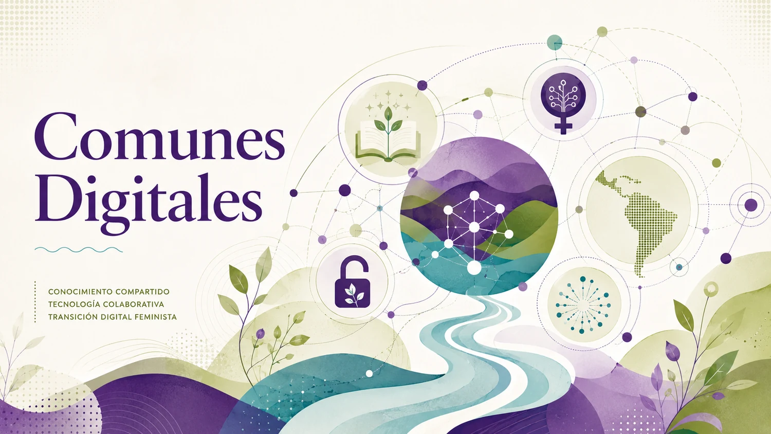Ilustración del proyecto Comunes Digitales